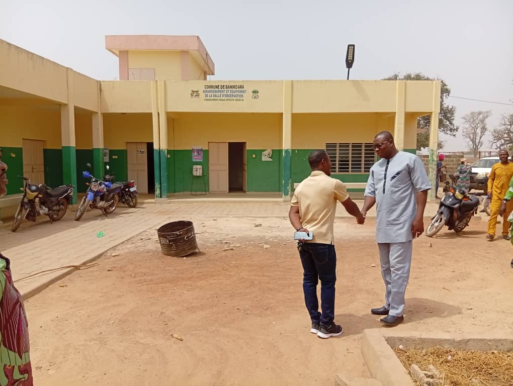 Le maire Sabi Goré Bio Ali visite quelques chantiers communaux